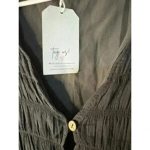 NWT Day& Moon Tunic Dress Blk Oversized Boho Lagonlook